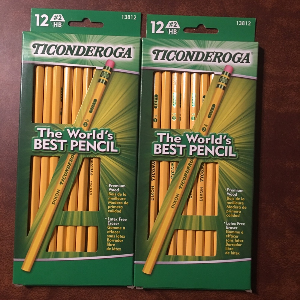 NWT Ticonderoga 24 count of pencils bundle!